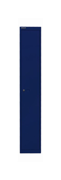 Bisley kledingkast office, 1 vak, 1 vak, oxford blauw, CLK121639
