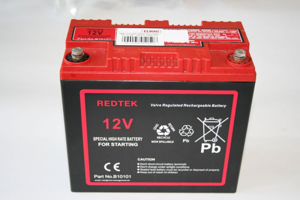 ELMAG accu 12 volt 'PROFESSIONAL' voor START TRUCK TROLLEY 6200/3100, 9505150