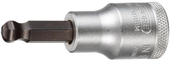 GEDORE schroevendraaierbit 1/2'' met kogelkop, voor binnenzeskantschroeven, 12 mm, 1621513