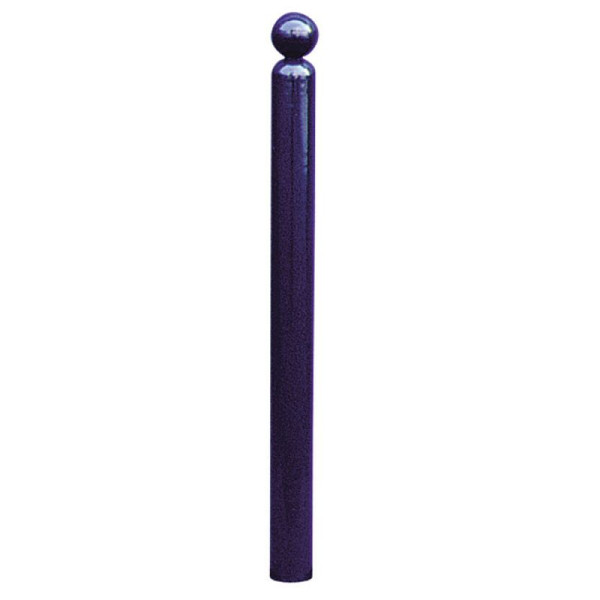 Stone HGS afzetpaal Ø 76 mm met kogelkop, vast / voor deuvels, geel met zwarte strepen, 3 ogen (90°), hoogte boven vloer: 950 mm, 478pbsonder-gs-3