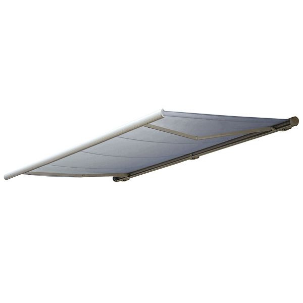 Mendler vervangende hoes voor luifel T122, volledige cassette vervangende hoes zonwering 4x3m, acryl crème, 76523