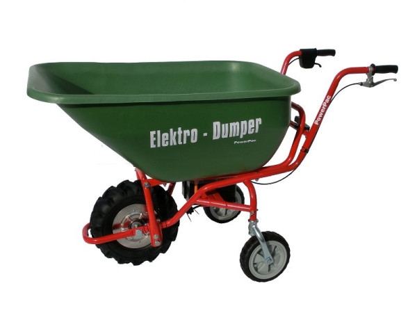 PowerPac accu kruiwagen ED120 met 180L bak, ED120 bak 180ltr.