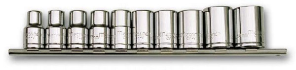 Metrinch dopsleutelset, 10 delig, MET-0430