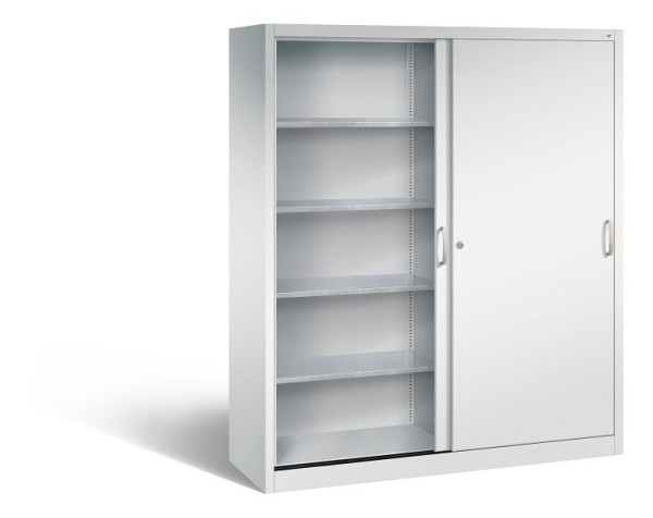 C+P schuifdeurkast Acurado, H1950xB1600xD500mm, kleur: lichtgrijs, 2159-002 S10002