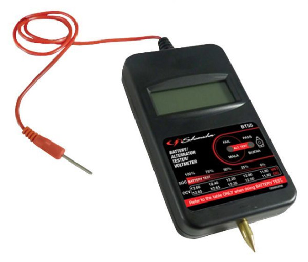 Schumacher accutester 6/12/24 V, VE: 2 stuks, BT55