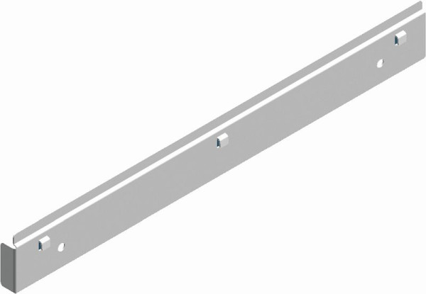 Kunzer houder voor kunststof bakken L440xB54xH15,5mm voor achterwandperforatie 10x10mm, WES1708.1