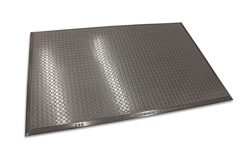 Ergomat Complete Smooth ESD cleanroom antivermoeidheidsmat, lengte 150 cm, breedte 90 cm, EFS90150-ESD