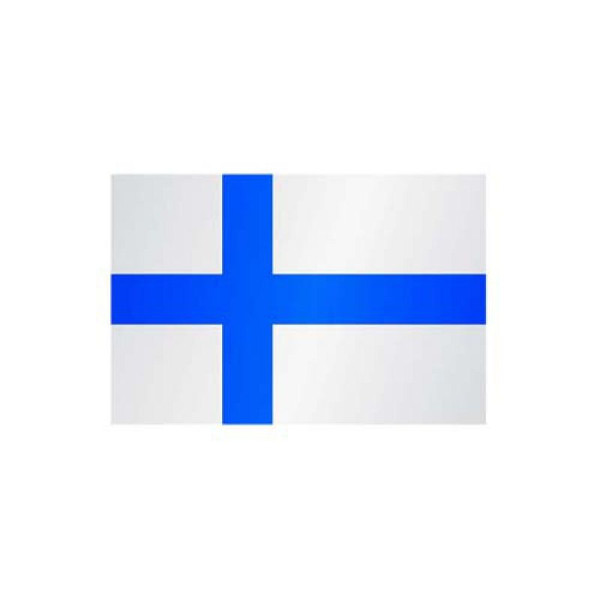 Stone HGS landvlag Finland, 100 x 150 cm (liggend formaat), met touw en lus, FlagTop 160 g/m², voor vlaggenmasten 6 m, zonder ajourzoom, 26905
