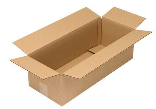TransPak golfkartonnen vouwdoos 1-wandig, binnenmaat 500 x 200 x 150 mm, kwaliteit 1.30C, VE 50, 299296