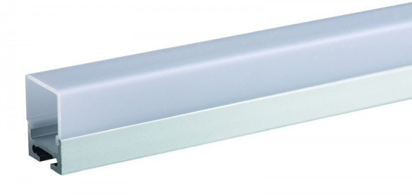 rutec Projekt deksel opaal UP20/11 H27 hoog deksel 27mm - 2 meter, PFE188