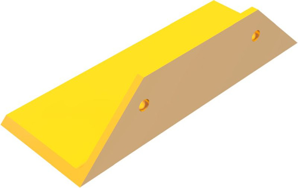 Schake Schrammbord stalen hoek 100 x 150 x 10 mm voor plugbevestiging, totale lengte: 400 mm, 477_44BG