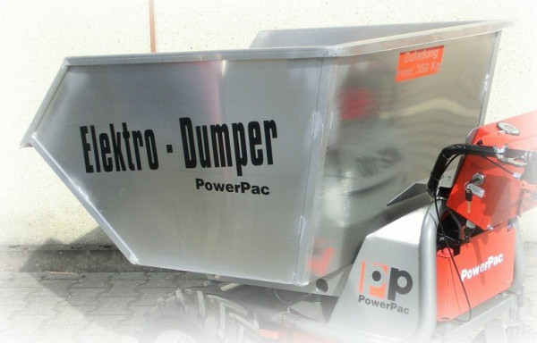 PowerPac lichte goederenbak 450 L aluminium voor MCE400, MCE133MMC