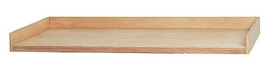 Bedrunka + Hirth werkbank bovenzijde 3-zijdig, beuken multiplex, afmetingen in mm (BxDxH): 2500 x 750 x 120, PA250