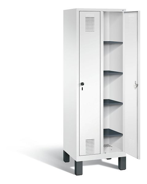 C+P washok Evolo, H1850xB610xD500mm, kleur: verkeerswit, 48010-20B S10032