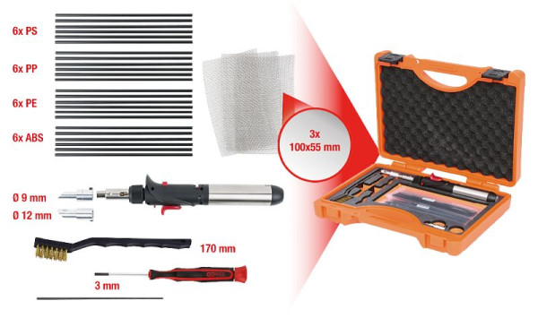 KS Tools kunststof lasijzerset, 33-delig, 960.1115