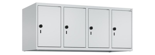 C+P kastopzet Classic PLUS, bovenkast, 7035/7035, veiligheidsdraaisluiting, 500x1200x500mm, 4 vakken, 080090-40 S10009