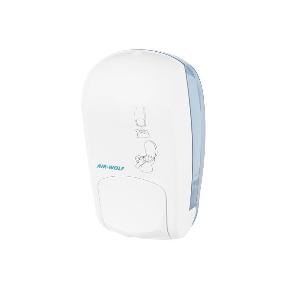 Air Wolf toiletbrilreiniger, Beta-serie, wandmontage, wit, 1.000 ml, ABS-kunststof, Beta-serie, 30-118