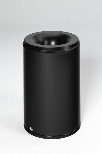 Papiermand VAR, brandveilig, 110 L, bluskop zwart, zwart, 3182