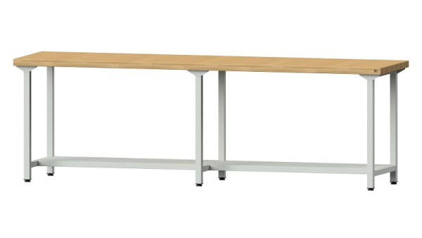 ANKE werkbanken werktafel, model 91, 2800 x 700 x 900 mm, RAL 7035, BMP 50 mm, 400.451