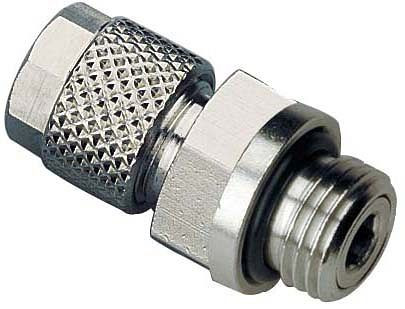 timmer A-GE-6/4-M5-MSv, Rechte schroefverbinding, cilindrische schroefdraad met O-ring, VE: 10 stuks, 01013027