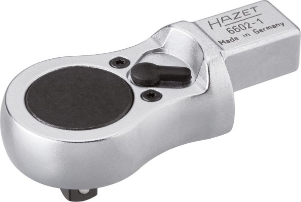 Hazet omkeerbare ratelinzet, vierkant inzetstuk 14 x 18 mm, massief vierkant 10 mm (3/8 inch), 6602-1
