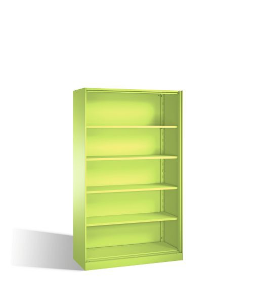 C+P bureauplank Asisto, H1980xB1200xD435mm, kleur: virid green, 5 niveaus, 140001-000 S10013