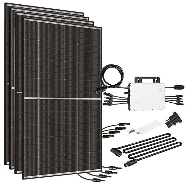 Offgridtec balkoncentrale 1700W HM-1500 DTU-WLite Trina Vertex-S 425 mini PV zonnestelsel, 4-01-016450