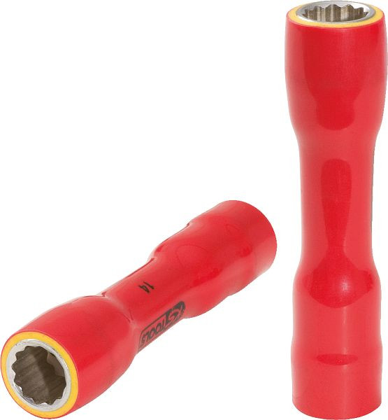 KS Tools 3/8" dopsleutel met beschermende isolatie, XL, 10 mm, 117.3853