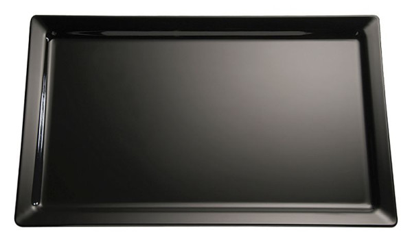 APS GN 1/2 dienblad -FRIENDLY TRAY-, 32,5 x 26,5 x 3 cm, PET, zwart, 79007