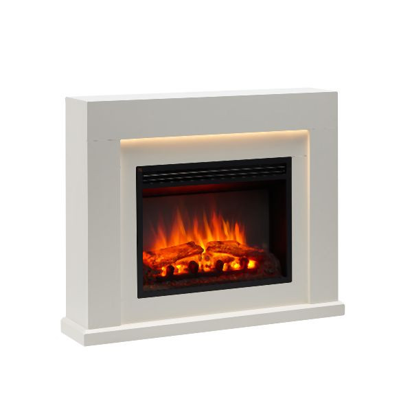 BALDERIA Apollon elektrische haard, 2000 W, wit, EF378A-MT378B-W