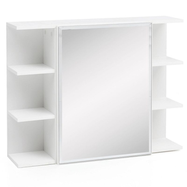 Wohnling wandkast wit 80x64,5x20cm spaanplaat modern, WL5.754