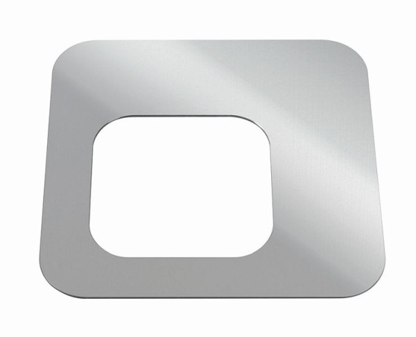 Design afvalbak PURE ELEGANCE deksel + pictogram grijs, B 385 x D 385 x H 5 mm, 392024