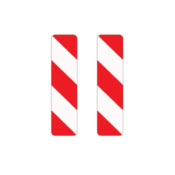 Stone HGS zwaailamp, rechts/rechts wijzend dubbelzijdig, 2000x250mm /RA1/platte vorm 2mm, 605-45-111
