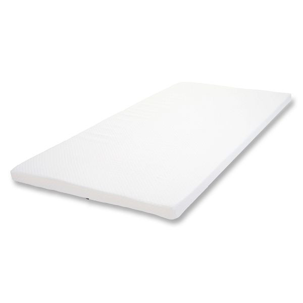 Mendler 6cm koudschuim topper HWC-E63, topper matras pad matrasbeschermer, 90x200cm, 68502