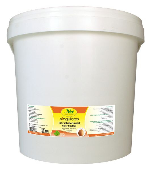 cdVet enkelvoud eierschaalmeel naturel 10 kg, 1107