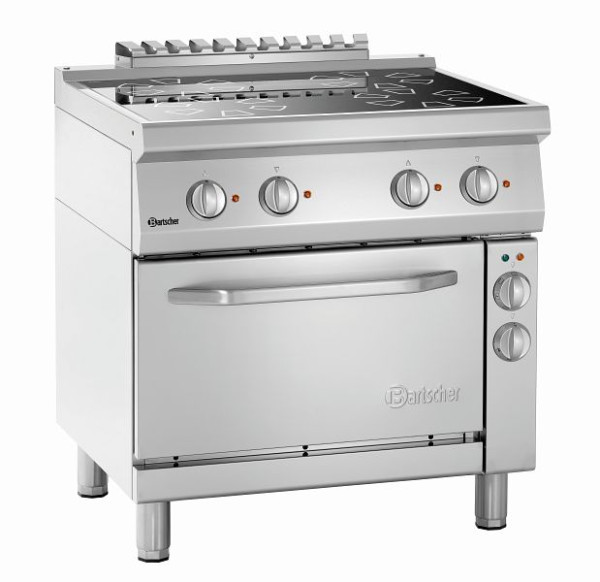 Bartscher elektrisch fornuis 700, 4 velden, elektrische oven, 287431