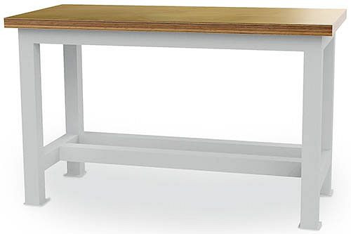 Bedrunka + Hirth gelaste zware tafel, afmetingen in mm (BxDxH): 1500 x 650 x 919, 03.15SLT0.6