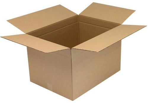 TransPak golfkartonnen vouwdoos 1-wandig, binnenmaat 600 x 450 x 400 mm, formaat A2, kwaliteit 1.30C, verpakking: 25 stuks, 299422