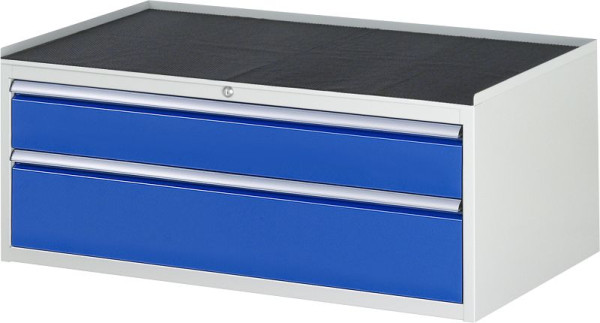 RAU ladekast serie 7000, B1145xD650xH465mm, laden: 1xH150, 1x210mm, metalen steun, 03-XXL2.11A-MT.11