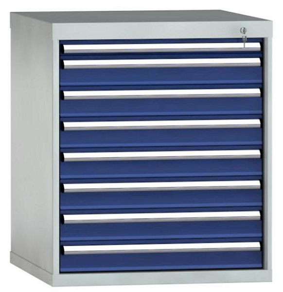 KLW ladekast 850 x 725 x 750 mm H x B x D, inbouwmaten: 750 mm, indeling: 36x36 stuks, SGB0850-08EP-001