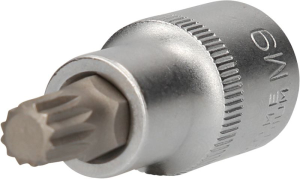 Brilliant Tools 1/2" bitdop met meerdere tanden, 55 mm lang, M9, BT022933