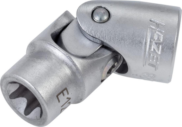 Hazet TORX® dopsleutelinzet, hol vierkant 10 mm (3/8 inch), buiten TORX® profiel, E12, met scharnier, 880G-E12