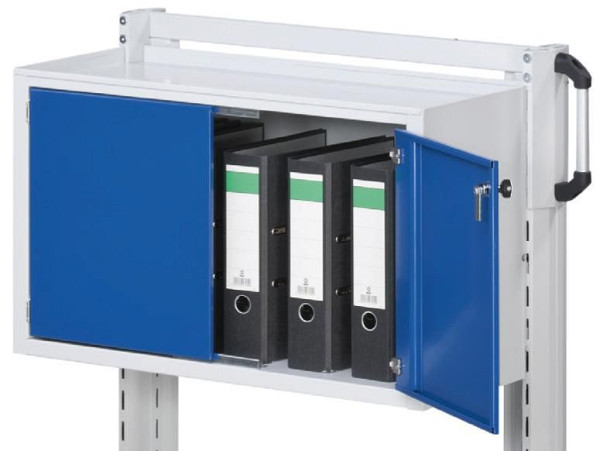 ANKE kast; 760 x 330 x 450 mm; RAL 7035/5010; met 2 vleugeldeuren, 960.664