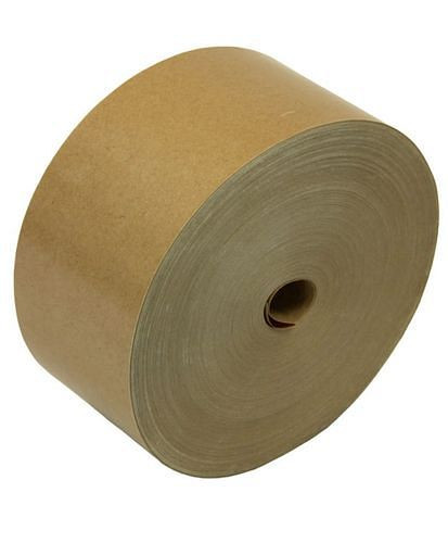 TransPak natplakband, zonder kartonnen kern, 70 mm breed x 200 m, 70 g/m², verpakking: 12 rollen, 299547