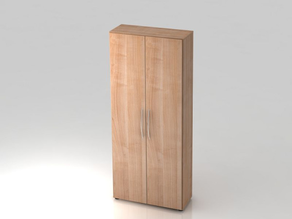Hammerbacher kast 5OH 34, 6cm diepe beugelgreep walnoot/walnoot, 80x34,6x188 cm (BxDxH), V4100/N/N/BM