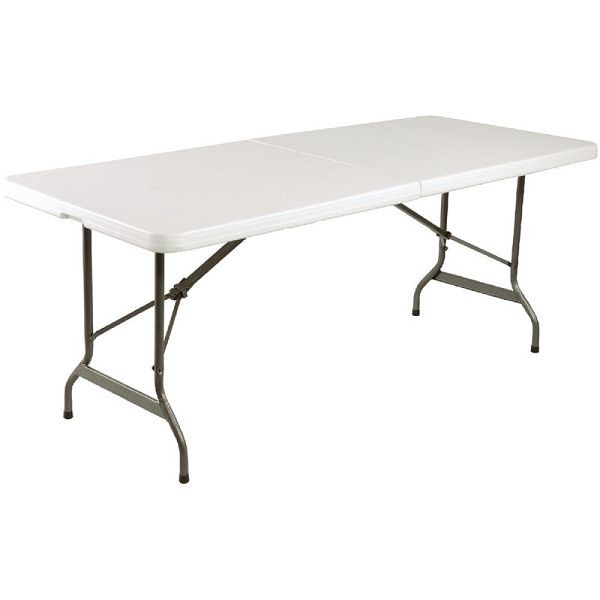 Bolero rechthoekige klaptafel wit 183cm, L001