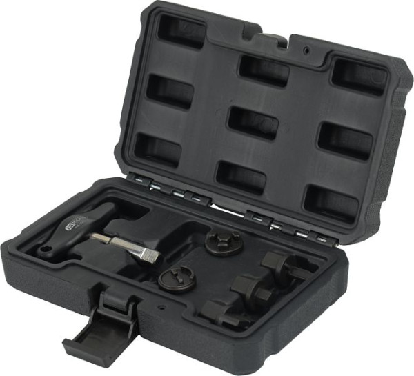 KS Tools 3/8" olieservice speciale profielset voor kunststof olieaftappluggen, 6-delig, 150.1030