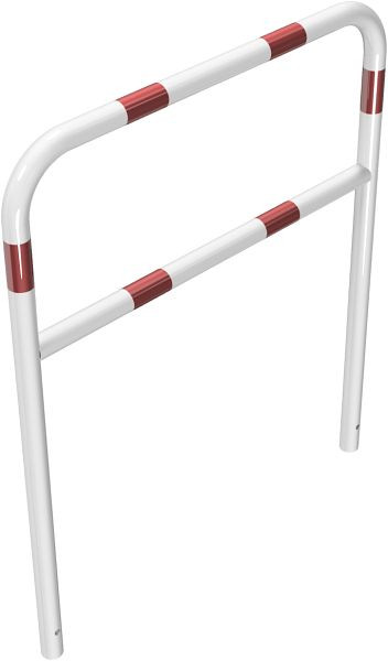 Schake buisbeugel van stalen buis Ø 48 x 2,5 mm met dwarsbalk voor inzetting in beton, totale breedte 1000 mm, totale hoogte 1200 mm, gecoat, 448_22B