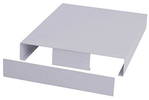 Bedrunka + Hirth palletwagenbodem met afdekplaat voor en achter, R 18-24, afmetingen in mm (BxDxH): 555 x 736 x 112, 01.050.012