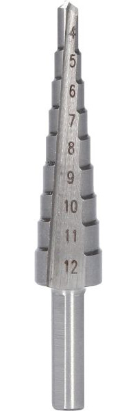 Brilliant Tools stappenboor, Ø 4 - 12 mm, BT101926